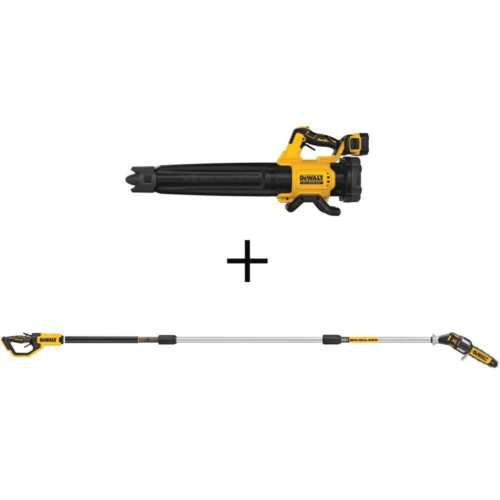 20V Max Cordless Brushless Blower with 5.0Ah Battery & Charger D3890