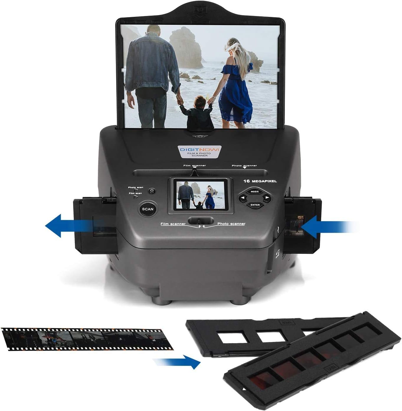16MP Film Scanner with 2.4 LCD Screen D110434