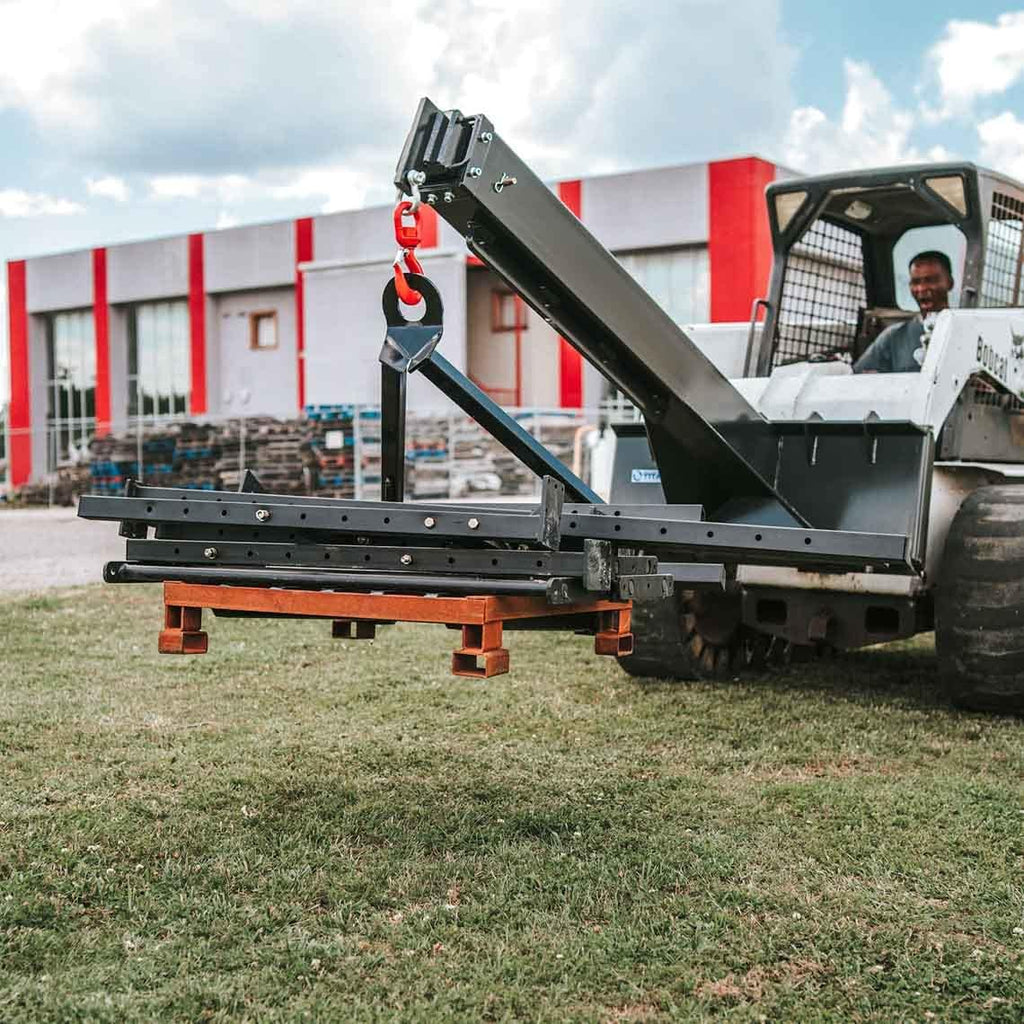 Steel 32-in Tele-Boom Pallet Carrier with 2x2-in Fork Tubing R790184