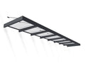 25' x 5' Gray/Clear Awning G4756
