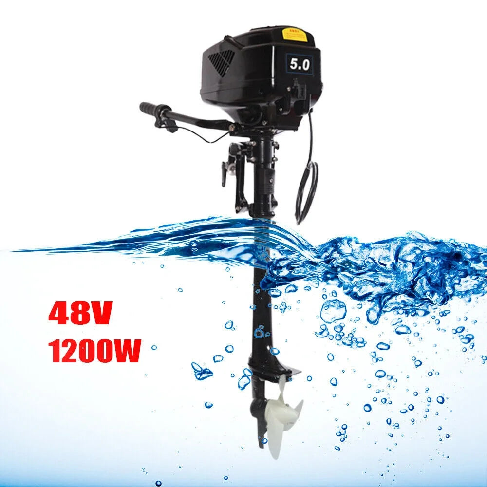 Electric Outboard Motor 48V 1200 w for Inflatable Fishing Boat K877467