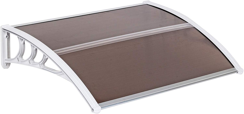 White Polycarbonate Door Canopy 120 x 40 M55416
