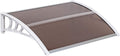 White Polycarbonate Door Canopy 120 x 40 M55416