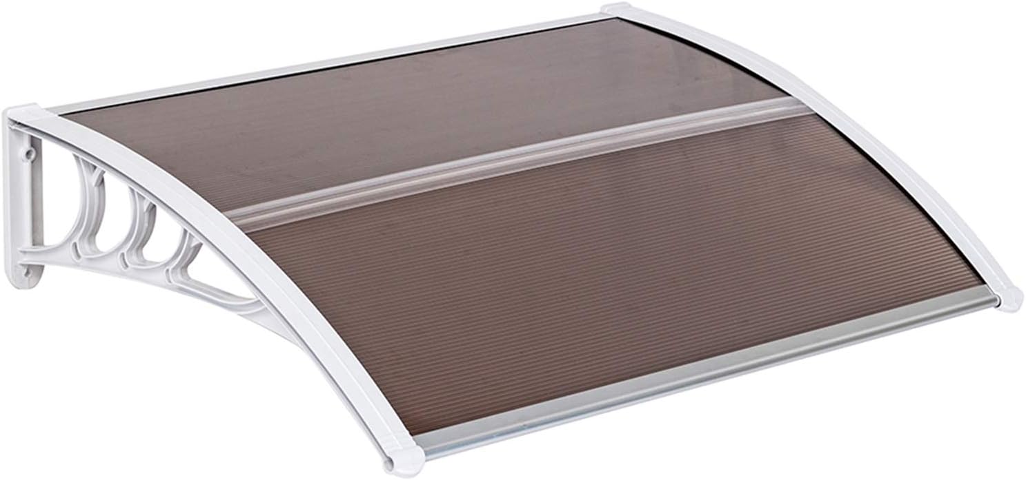 White Polycarbonate Door Canopy 120 x 40 M55416