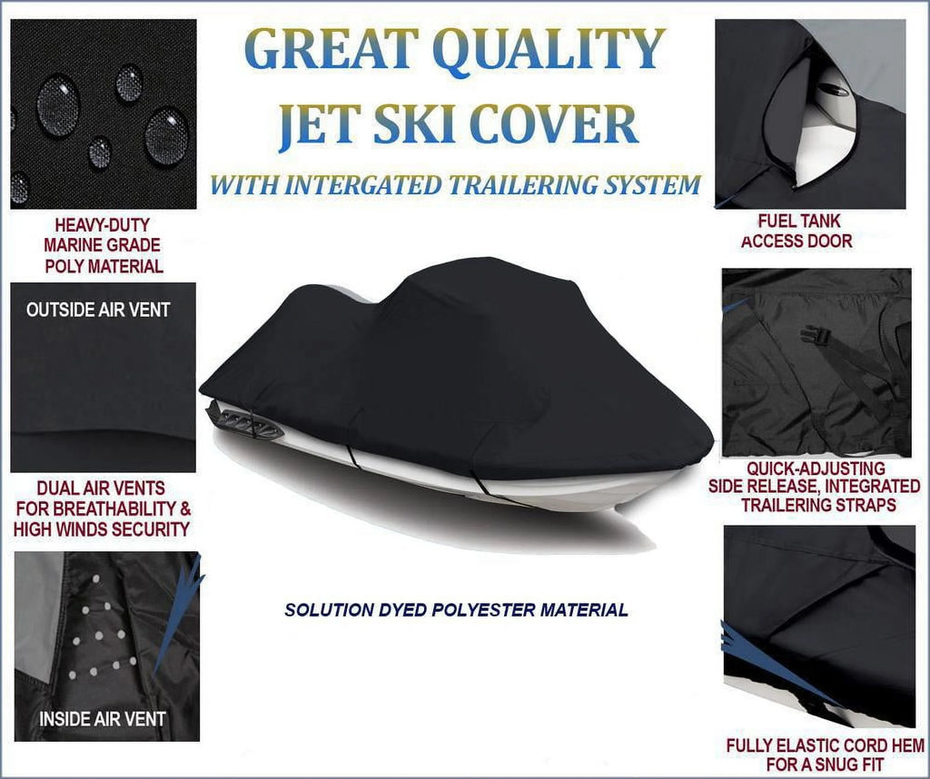 Black 600D Jet Ski Cover A1761