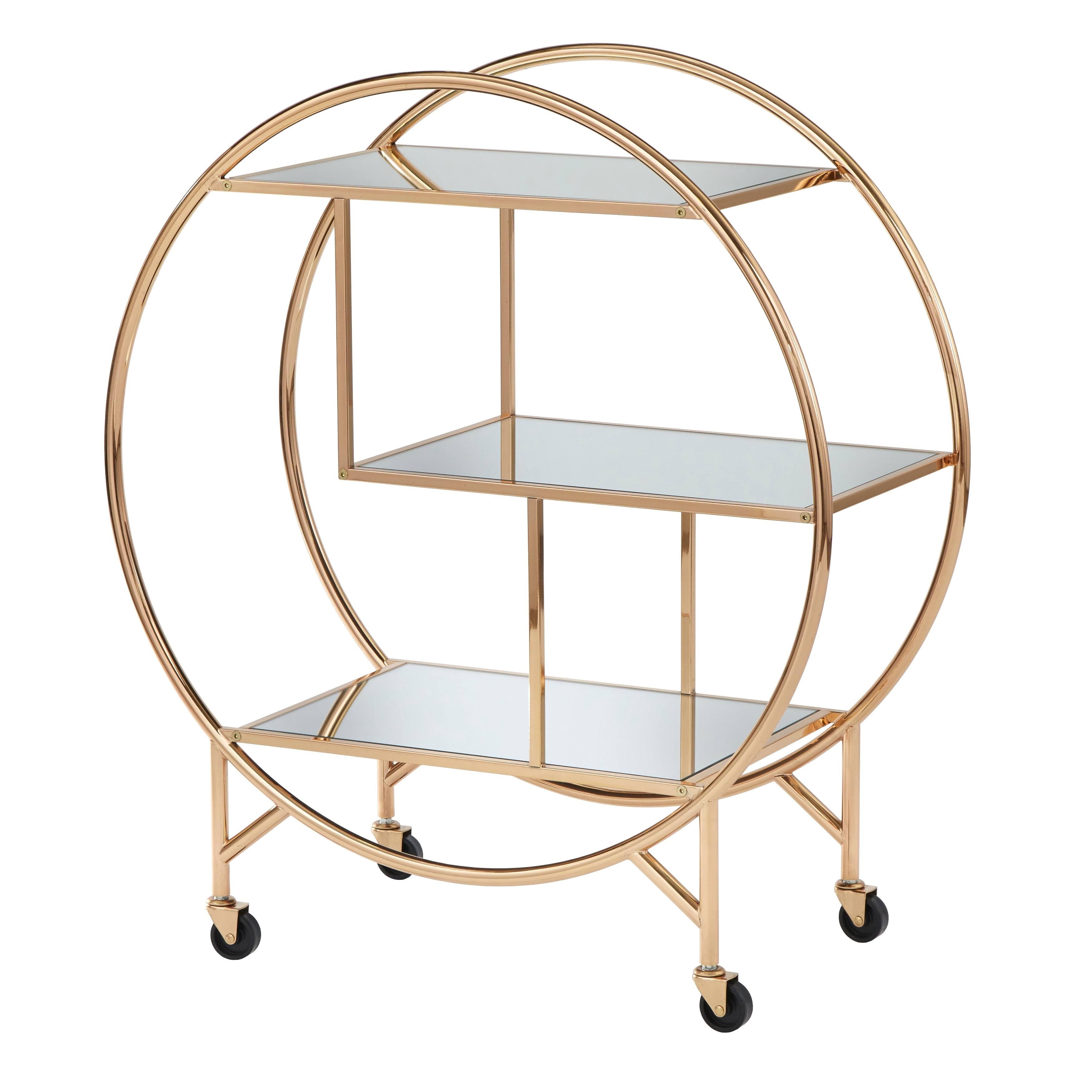 Rose Gold Bar Cart Q13730