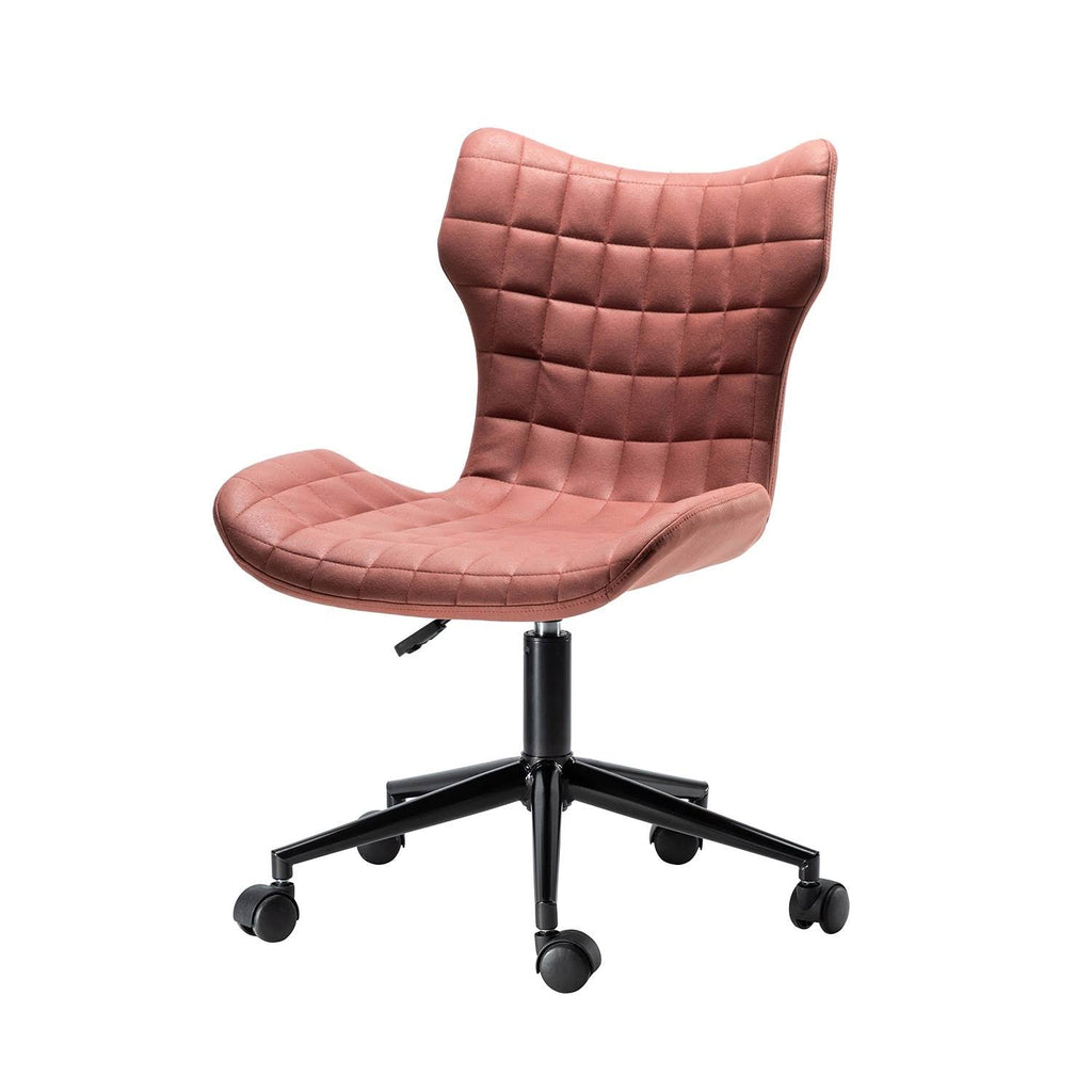 Mustard Office Task Chair with Tufted Back K630726