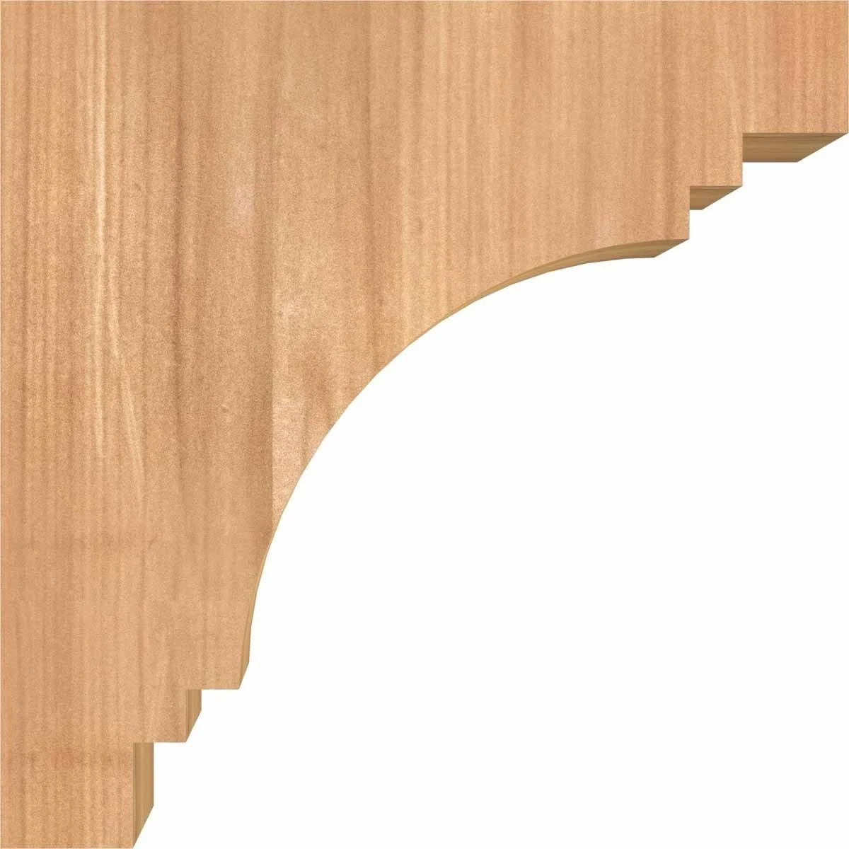 3 1/2x22W x 10x22D x 26x22H Western Red Cedar Corbel K2623