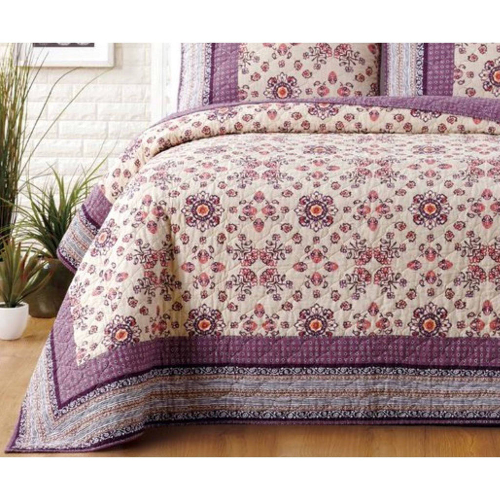 Purple Full/Queen Quilt Y693