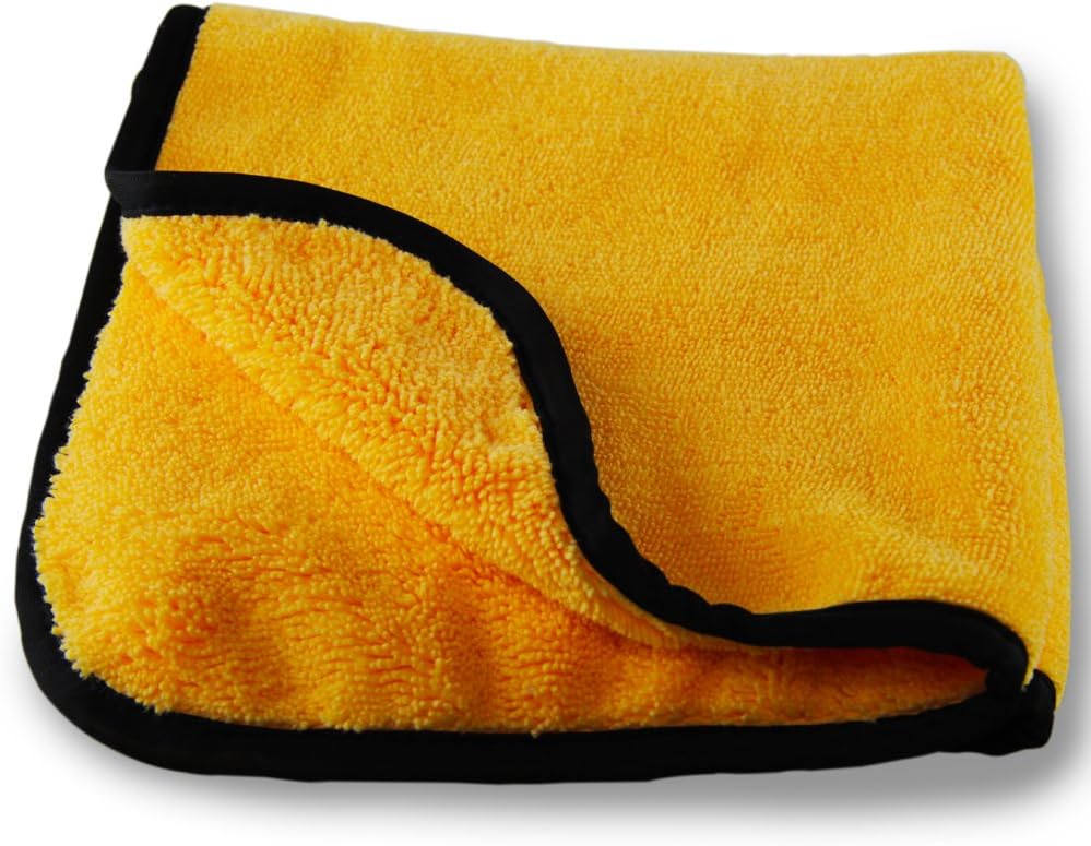 Professional Grade Premium Microfiber Towels, Gold (16 Inch x 16 Inch) (Pack of 12) C72733