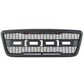 Gray ABS Front Bumper Grille Hood Mesh Package S230