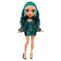 Emerald Green Fashion Doll with Vitiligo, 2 Designer Outfits with Accessories R365189