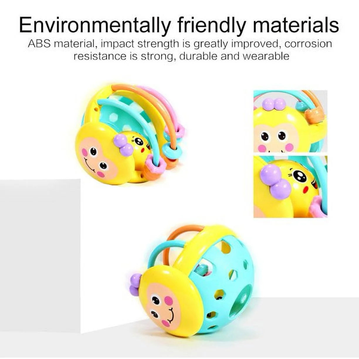 Sensory Teether Toy, Stretchy Silicone, Non-Toxic K94800