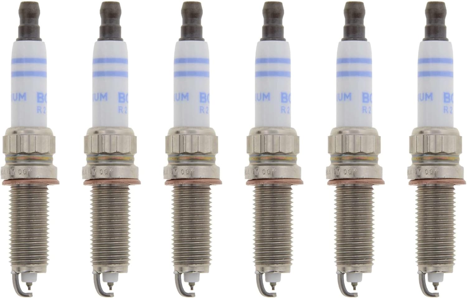 Set of 6 Double Iridium Spark Plugs .7mm Gap Z83188
