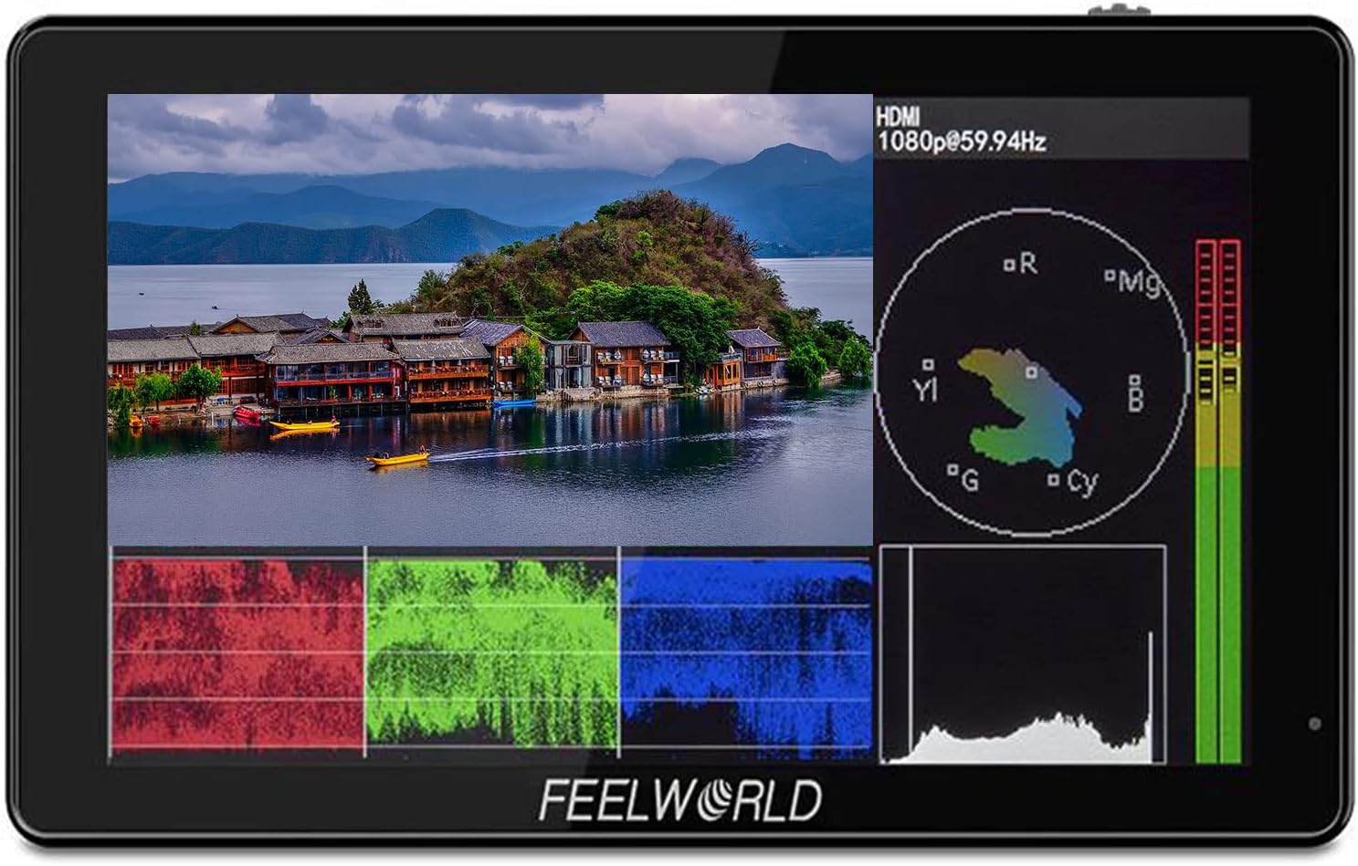 5.5 Touch Screen DSLR Camera Field Monitor 4K HDMI Input Output T546081