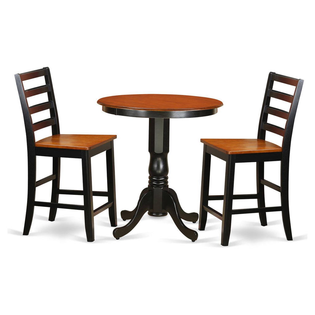 3 PC Counter Height Table and 2 Kitchen Bar Stool R793077