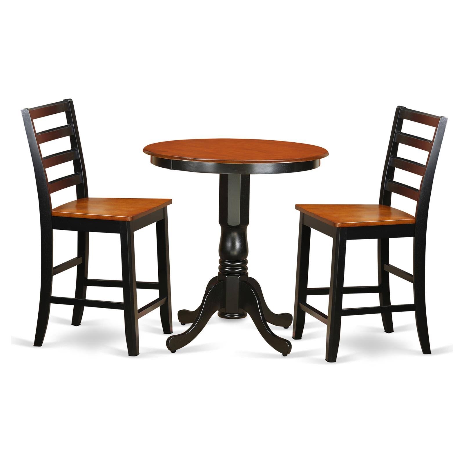 3 PC Counter Height Table and 2 Kitchen Bar Stool R793077