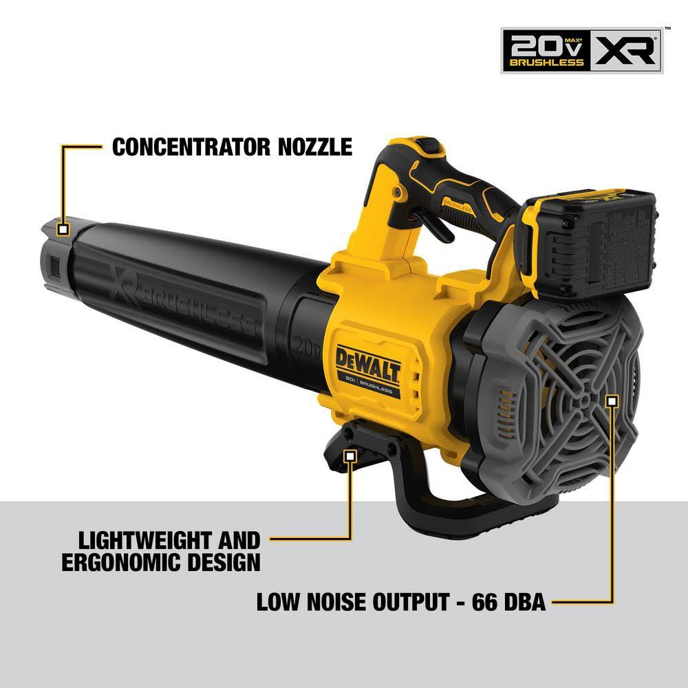 20V Max Cordless Brushless Blower with 5.0Ah Battery & Charger D3890
