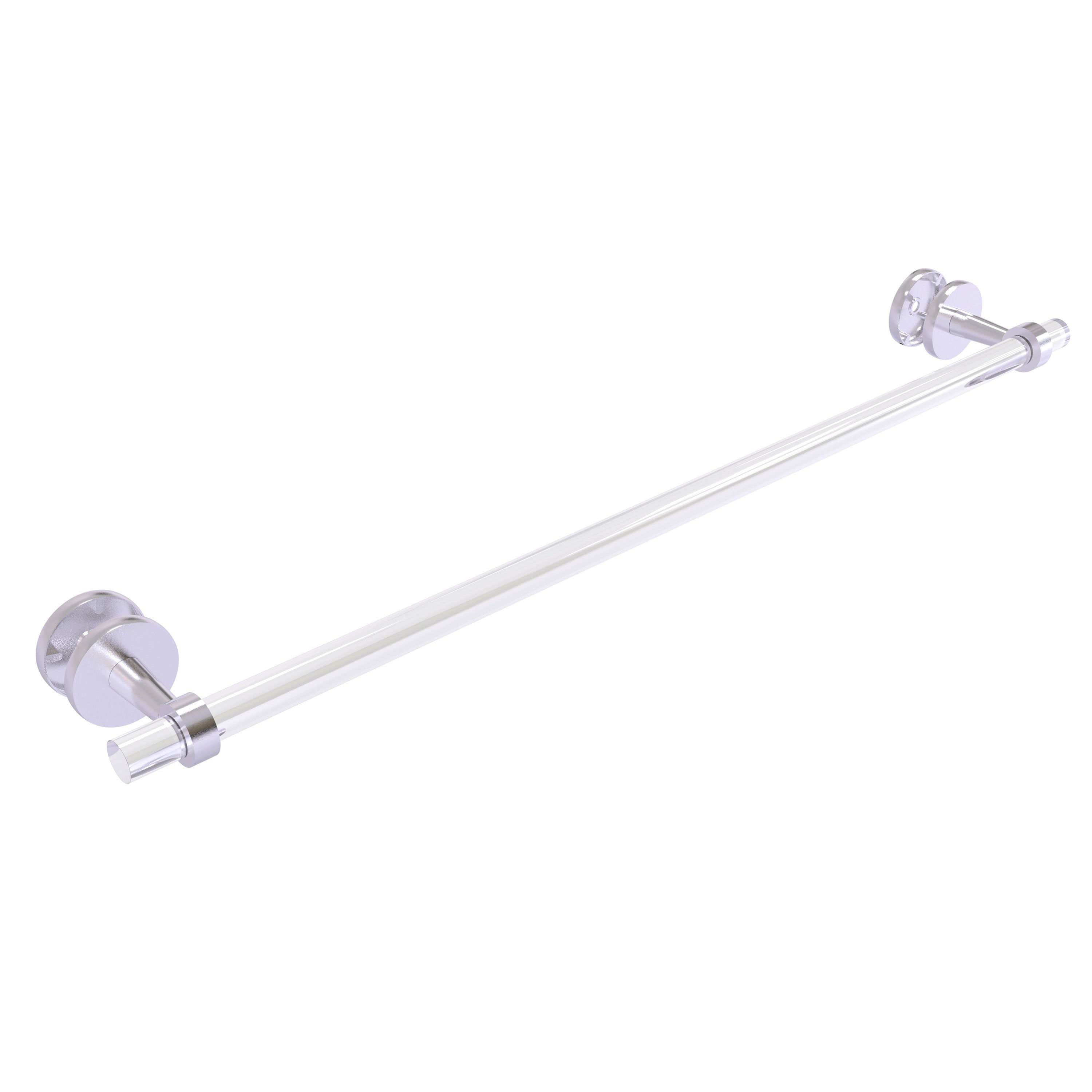Satin Chrome Shower Door Towel Bar M214