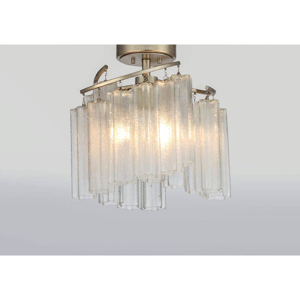 Three Light Semi Flush Mount S6833