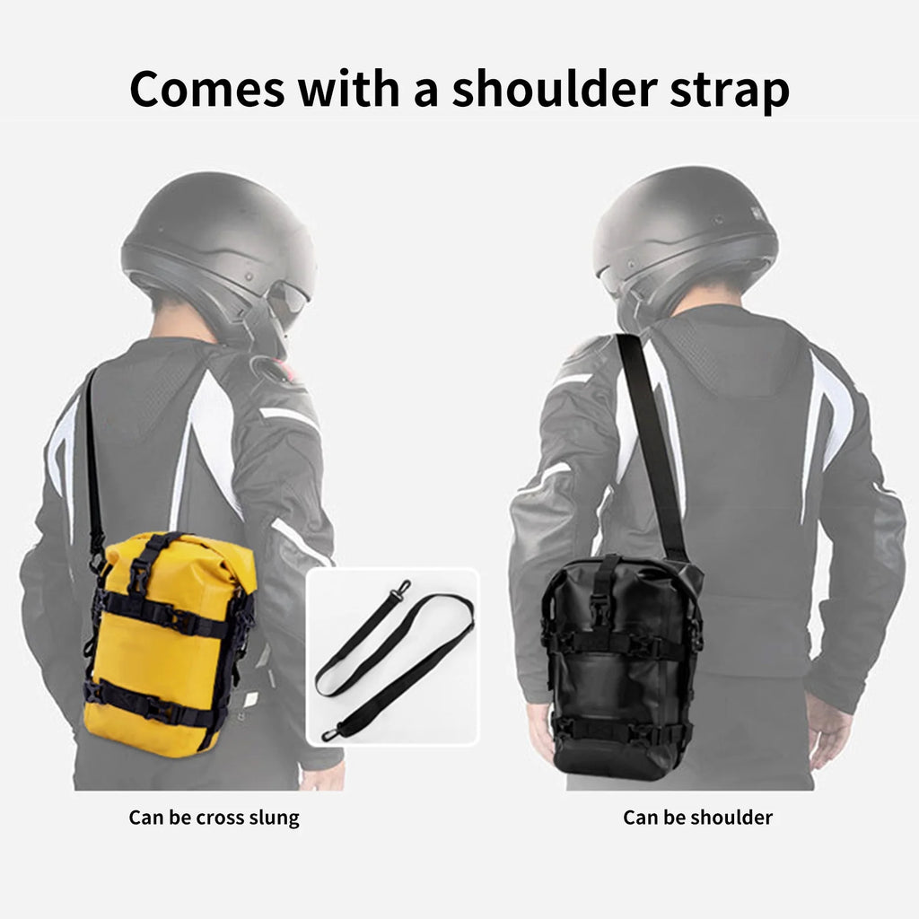 Waterproof Motorcycle Frame Bag, 8L Side Bag W21764