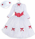 Mary Poppins Costume Dress Set with Hat Girls Size L 9/10 C691341