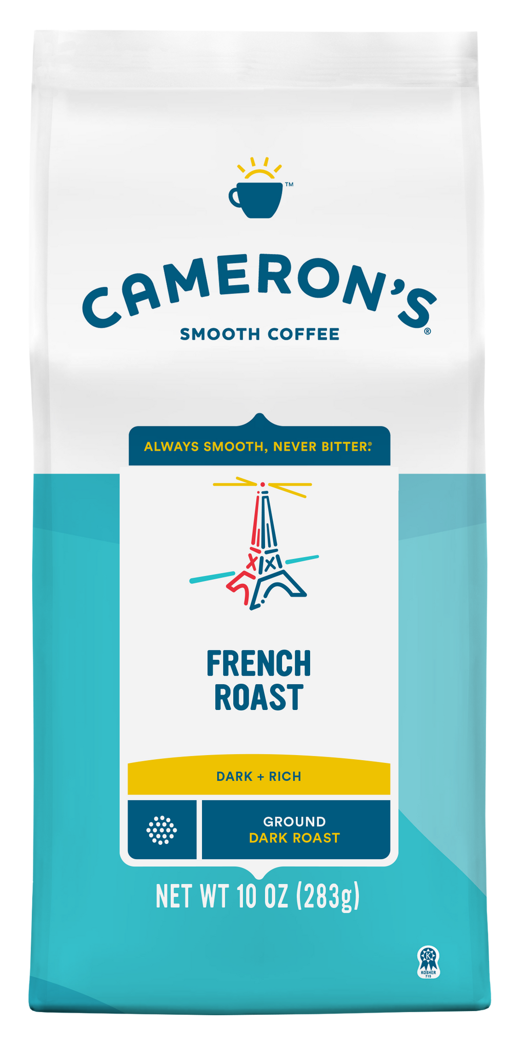 French Roast Ground Coffee, Dark Roast, 10 oz X758