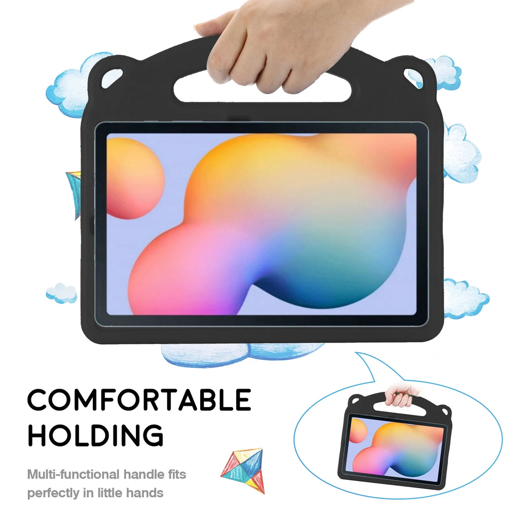 Kids Protective Case for 9.7-inch iPad 5th 6th Gen / iPad Air 1 / iPad Air 2 - BLACK V13692