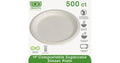 500 Count Compostable Sugarcane Plates X465
