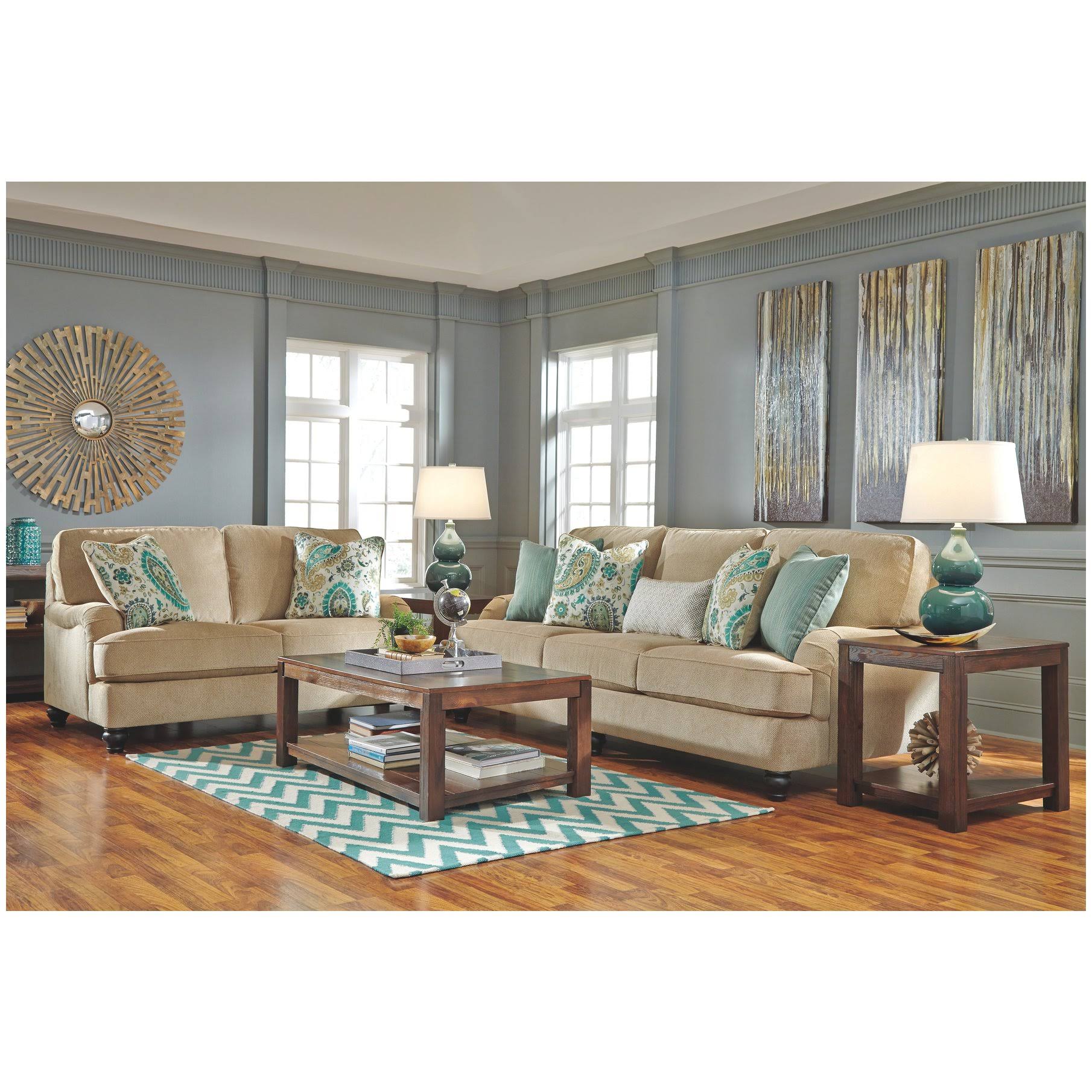 Bisque Loveseat W52887