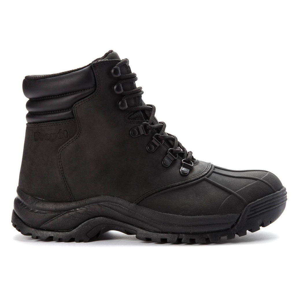 Black Mid Lace Boots Y25300