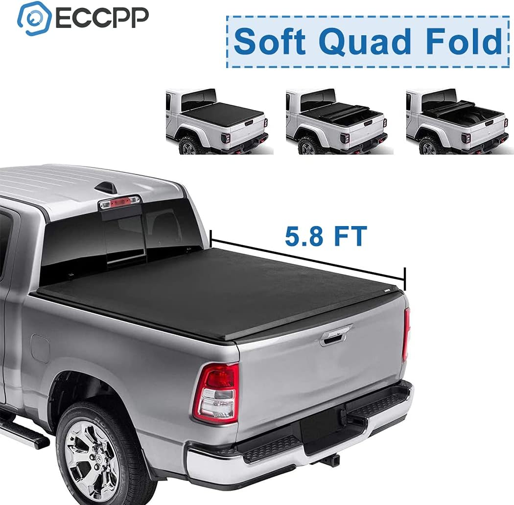 Soft Quad Fold Truck Bed Tonneau Cover R57525