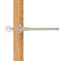 Polished Nickel Retractable Pullout Garment Rod V3185