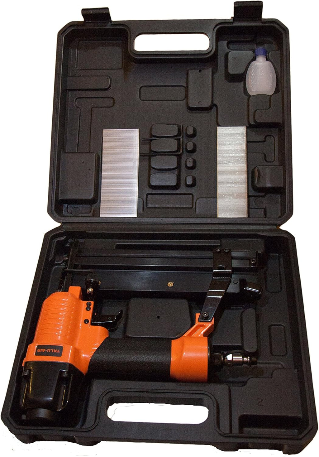 2 in 1 Pneumatic Brad Nailer and Stapler with Carrying Case Q24309