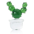 Handmade Blown Glass Cactus Figurines Desk Decorations V448152