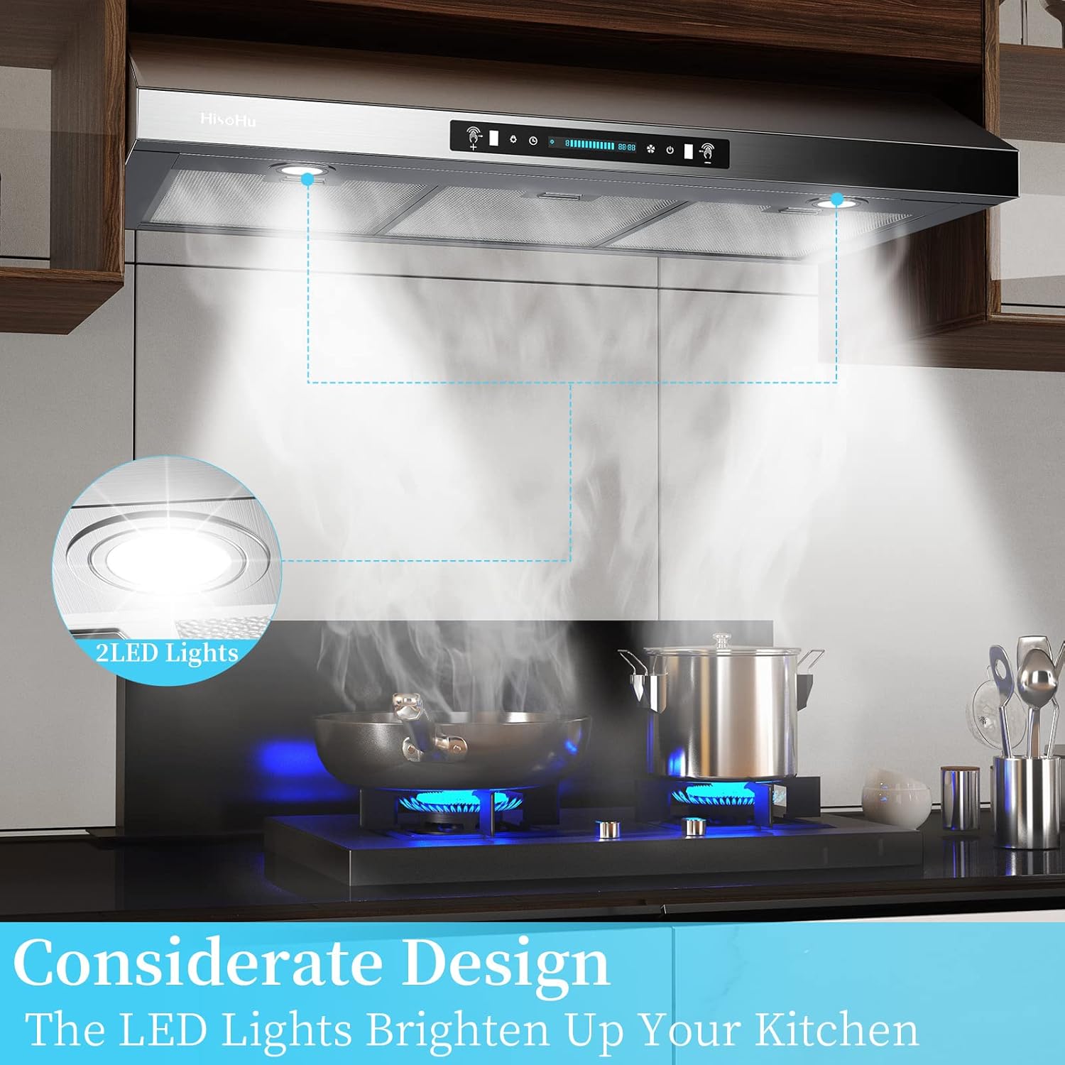 Stainless Steel Under Cabinet Range Hood with 900-CFM C370