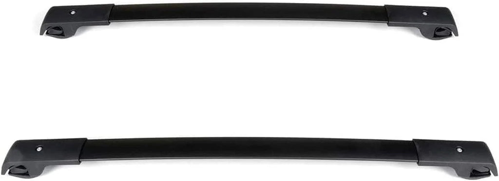 Roof Rack Cross Bars Pair Set Aluminum Black G2997