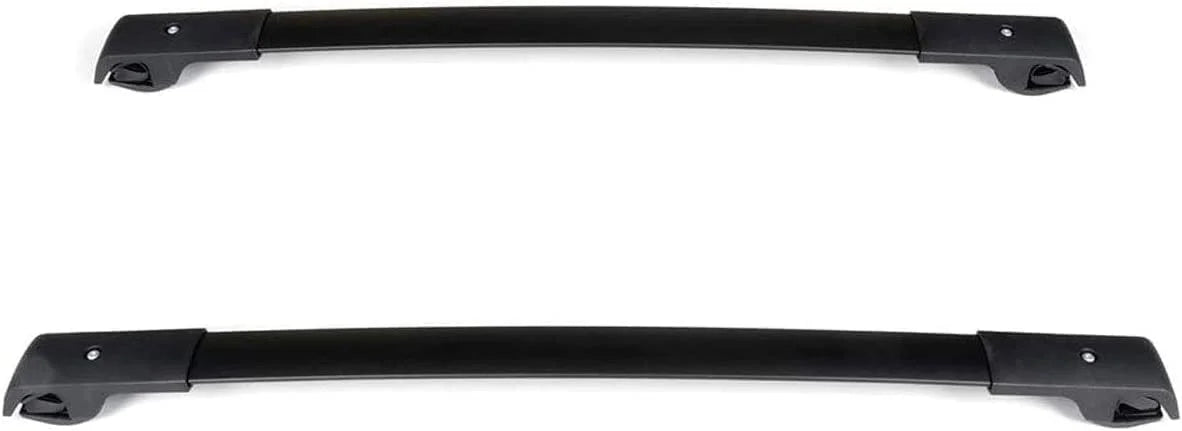 Roof Rack Cross Bars Pair Set Aluminum Black G2997