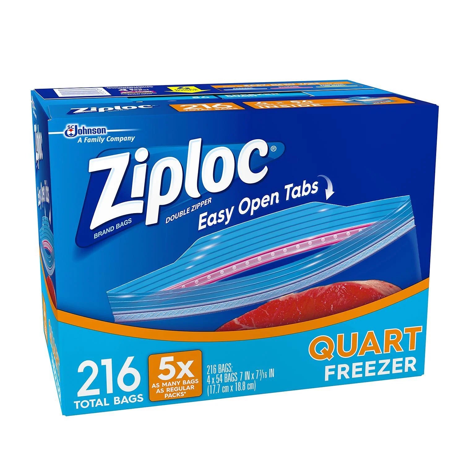 Quart Freezer Bags (216 ct.) Q54608