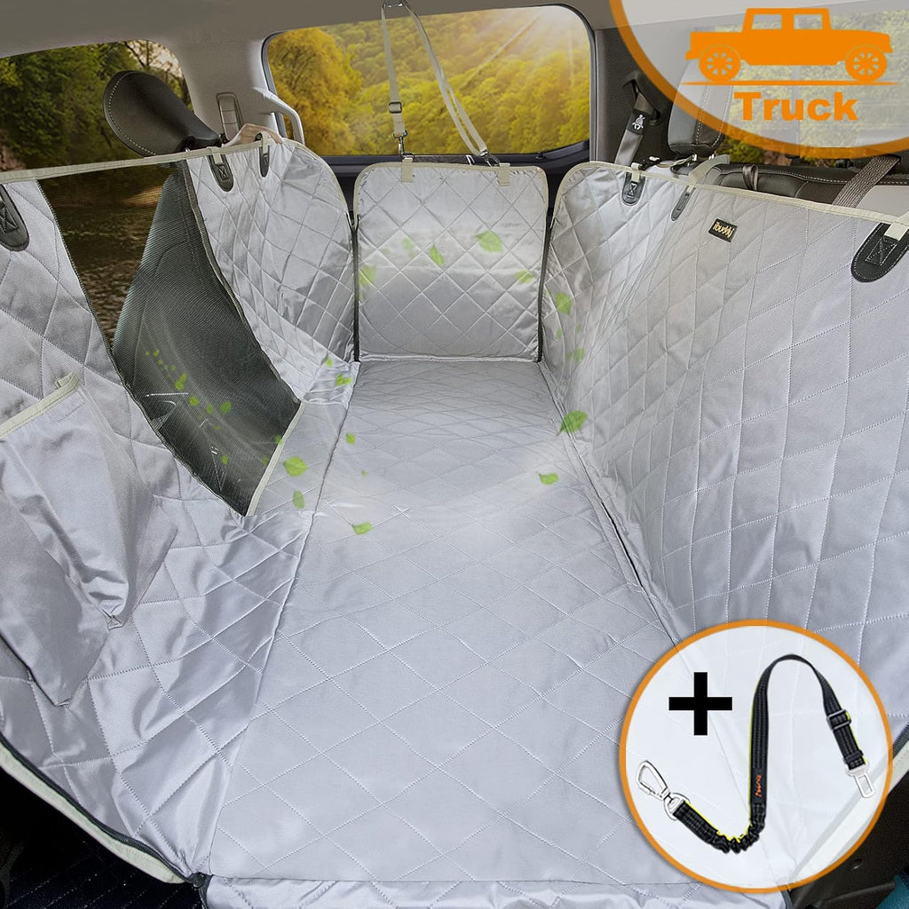 Waterproof Dog Car Seat Cover with Mesh Window E267775
