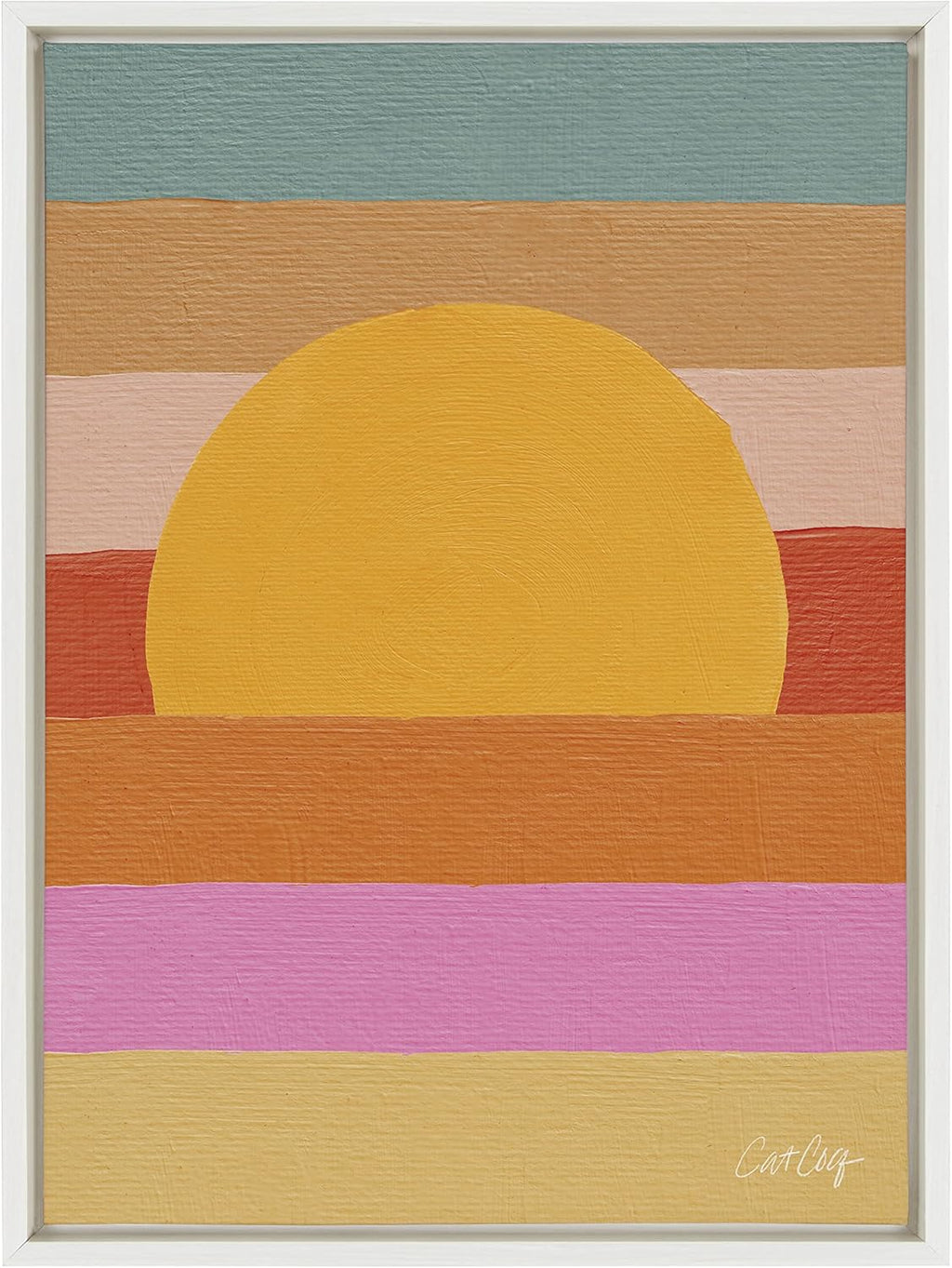 Framed Canvas Wall Art, 18x24 Natural S639784