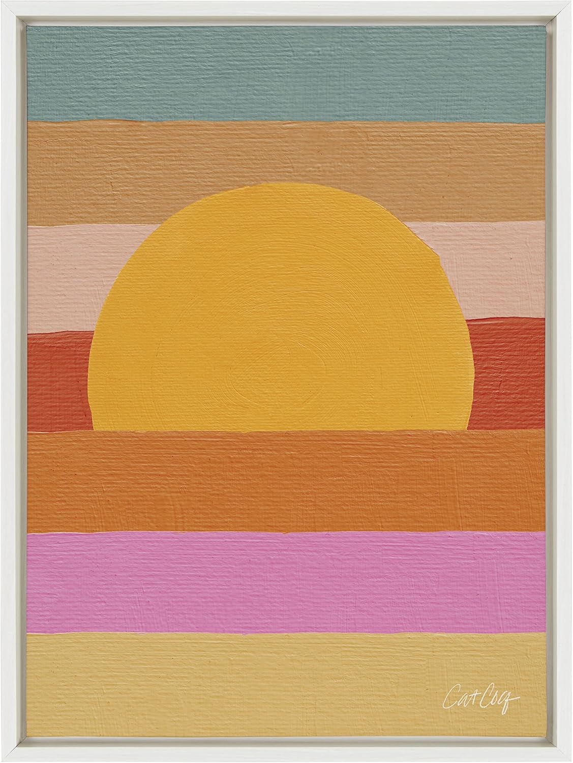 Framed Canvas Wall Art, 18x24 Natural S639784