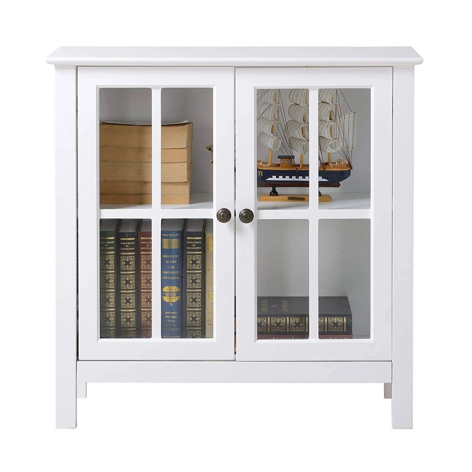 Glass Door Accent and Display Cabinet K988