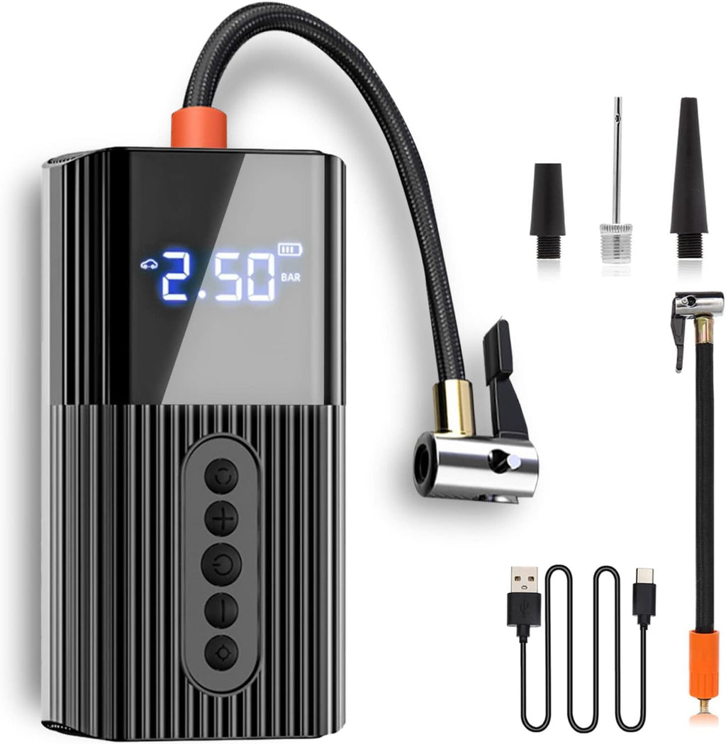 Portable Cordless Tire Inflator with LED Light N455