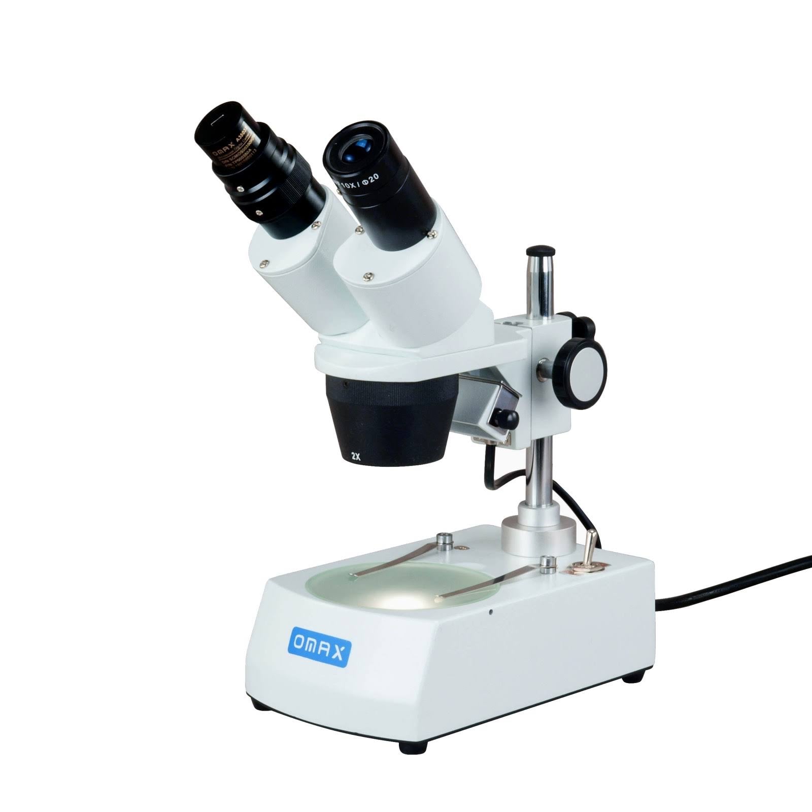 20X-40X-80X Binocular Stereo Microscope with Dual Lights and 3MP USB Camera M390