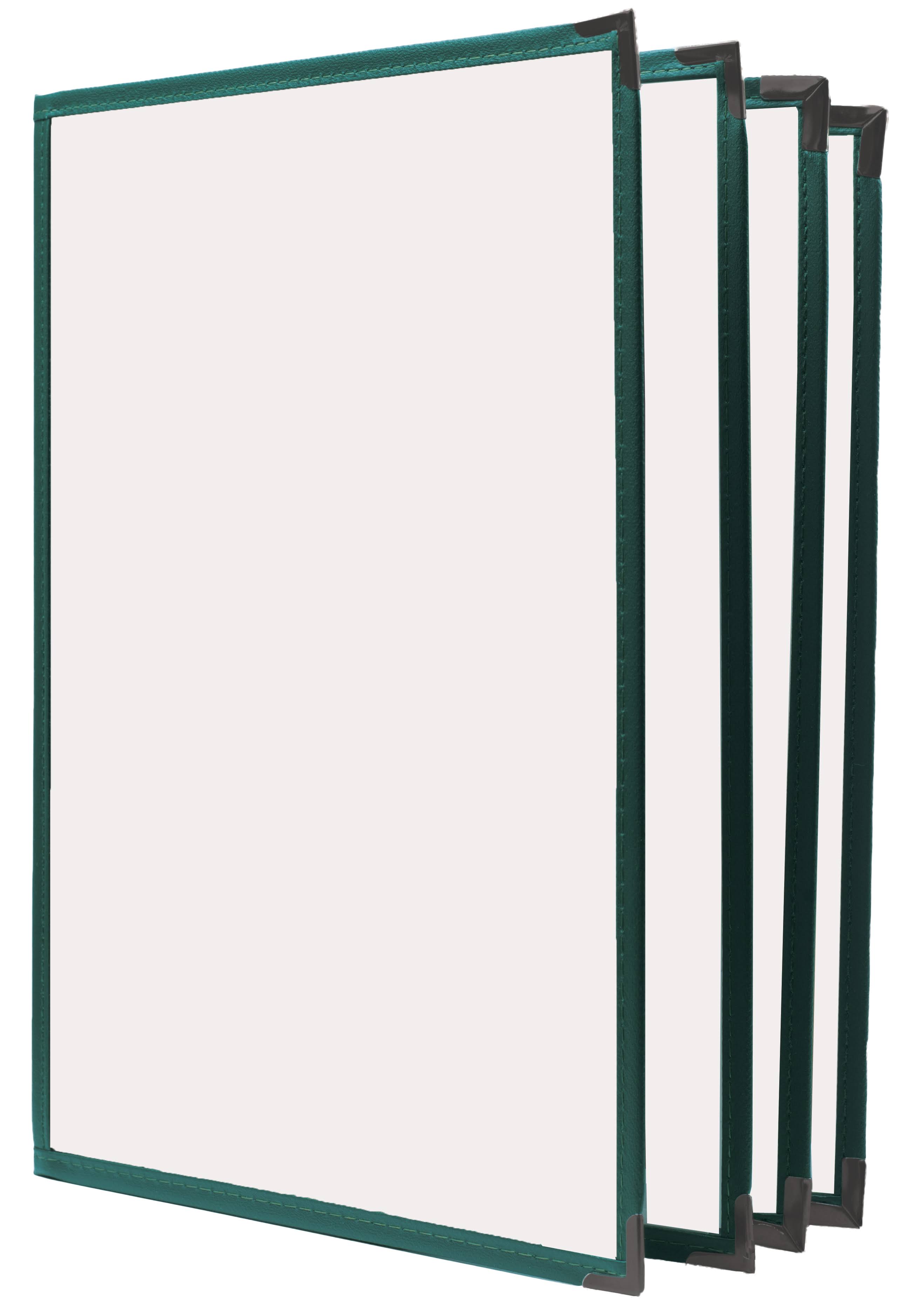 Green 8 View Book Style Cafe Menu Cover U204