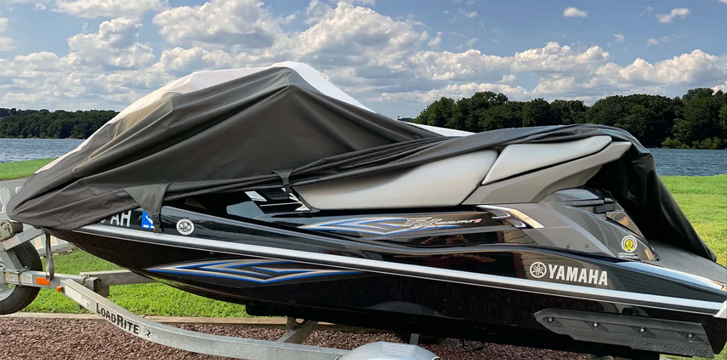 Black/Grey Trailerable PWC Cover L703592