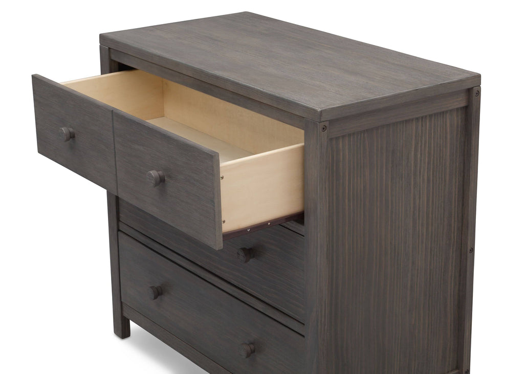 Rustic Ebony 3 Drawer Dresser T22467