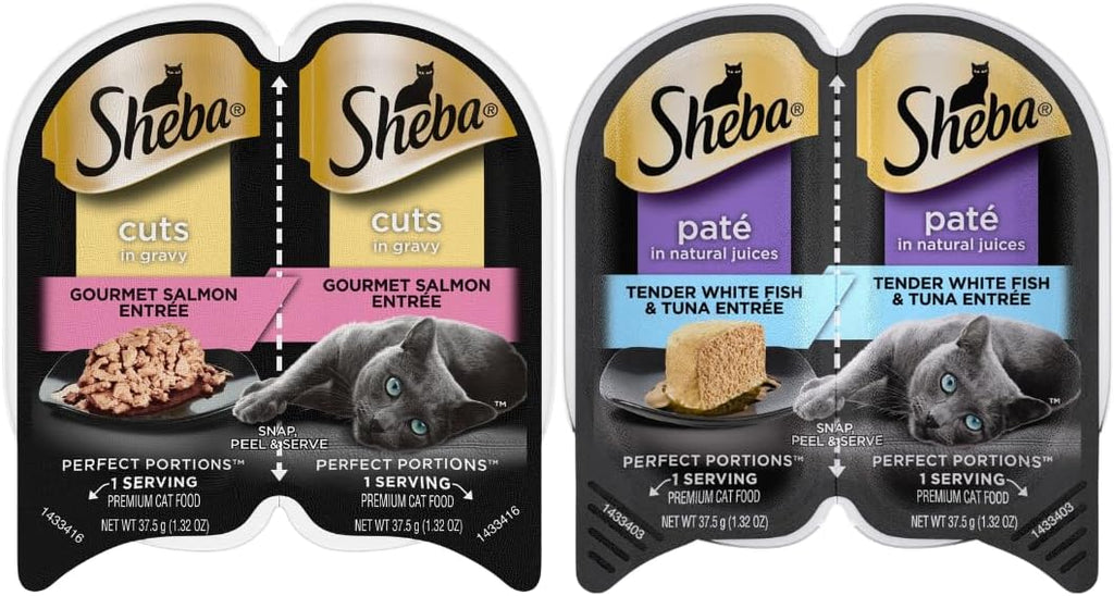 Sheba Cat Food Wet Variety Pack, 24 Servings - 12 Packs J81693