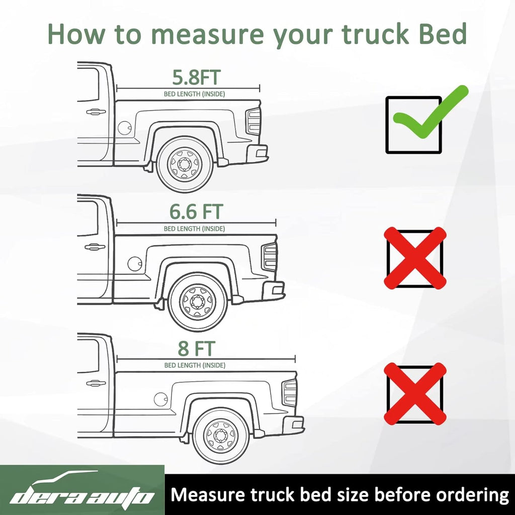 Hard Tri-Fold Truck Bed Tonneau Cover C7024